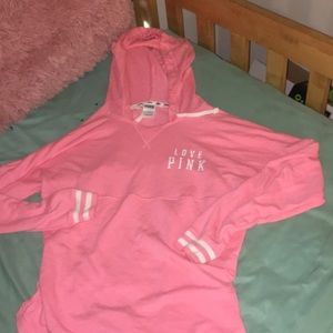 Pink hoodie